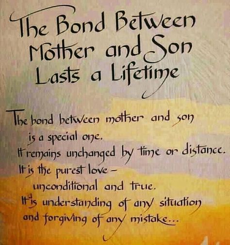 The Bond Between Mother And Son Lasts A Lifetime Pictures, Photos, and Images for Facebook, Tumblr, Pinterest, and Twitter Mother Son Quotes, Son Quotes From Mom, Prayer For My Son, Birthday Wishes For Son, My Children Quotes, Happy Birthday Son, Son Quotes, Mother And Son, I Love My Son