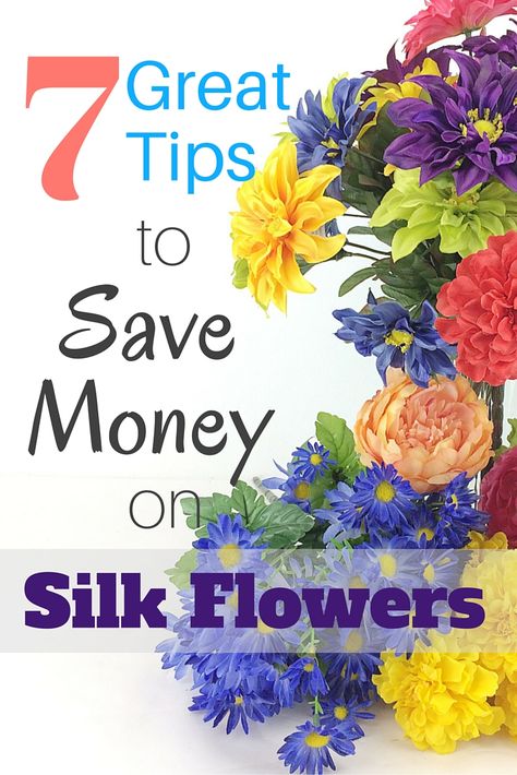 7 Great Tips to Save Money on Silk Flowers by www.southerncharmwreaths.com/blog Tips To Save Money, Diy Arrangements, Cute Dorm Rooms, Memorial Flowers, Cemetery Flowers, Silk Flower Arrangements, Living Room Green, Wreath Ideas, Diy Home Decor Projects