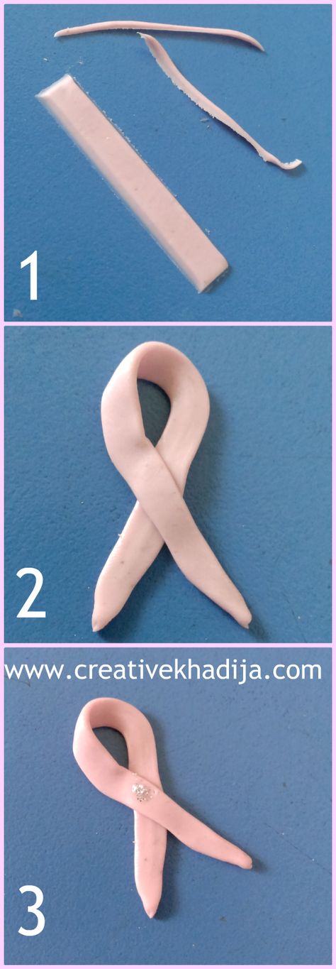 how-to make ribbon bow with clay-dough http://creativekhadija.com/2015/10/clay-pink-ribbon-bow-on-chevron-mug/ Make Ribbon Bow, How To Make Pink, Clay Dough, Bow Art, Month October, Ideas Craft, Awareness Campaign, How To Make Ribbon, Ribbon Bow