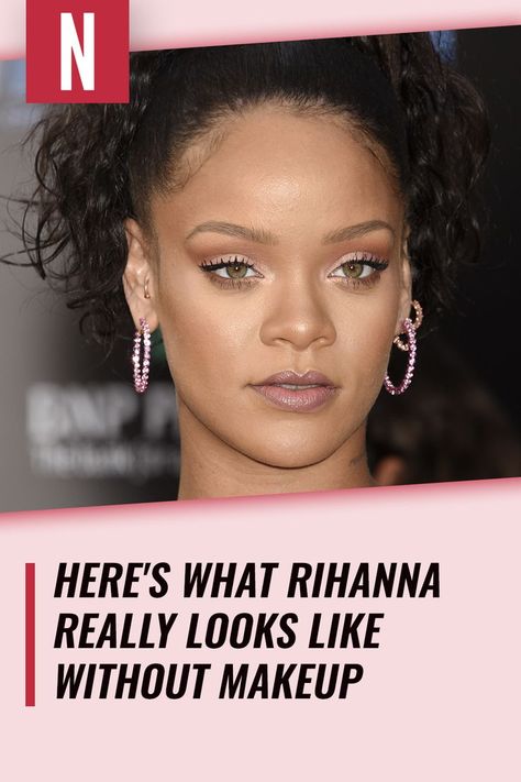 When it was announced that Rihanna would be the Super Bowl LVII halftime show performer, a joke about the singer's beauty brand went viral. A Twitter user shared a photoshopped image of RiRi doing someone else's makeup on the Super Bowl stage and captioned it, "When Rihanna performs a 14-minute makeup tutorial at the halftime show instead." #rihanna #nomakeup Rihanna Images, Rihanna Makeup, Halftime Show, Power Of Makeup, Without Makeup, A Teen, Beauty Brand, Super Bowl, Rihanna