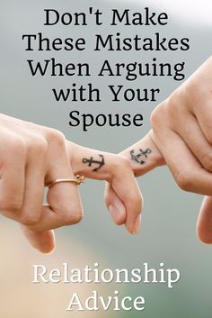 Don't Make These Mistakes When Arguing with Your Spouse - Relationship Advice - Marriage Help - Couples Counseling Relationship Advice Marriage, Advice For Newlyweds, Relationship Counselling, Marriage Help, Best Marriage Advice, Couples Counseling, Morning Greetings Quotes, Relationship Help, Marriage Counseling