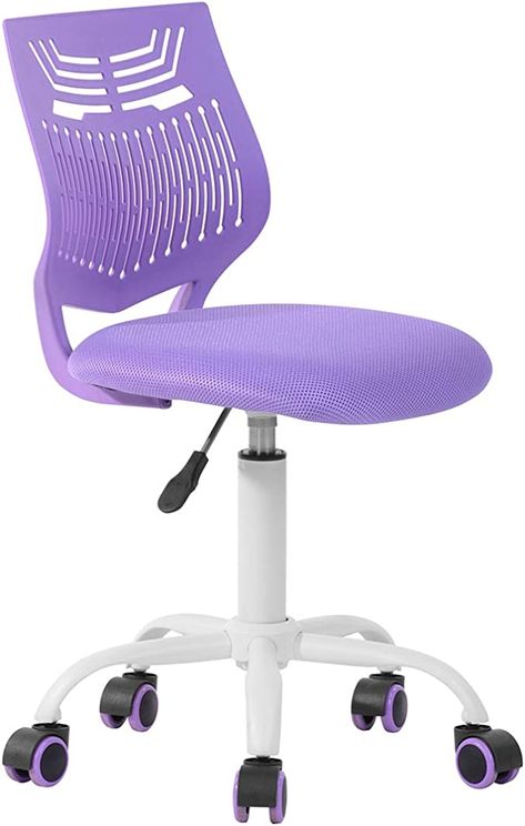 Kids Study Chair, Office Purple, Purple Desk, Rolling Chair, Chair Desk, Swivel Chair Desk, Study Chair, Kids Desk Chair, Home Office Chair