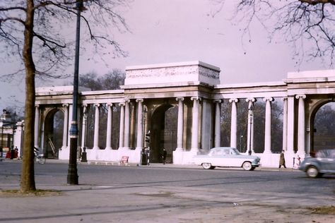 London, Nov 1960 - 4 | K-210-8 - London: Hyde Park Corner, N… | dianp | Flickr Hyde Park Corner, Hyde Park, Vintage Photo, Vintage Photos, London