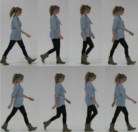 Walk Cycle Drawing, How To Draw Walking, Animation Walk Cycle Reference, Animation Reference Walking, How To Animate Walking, Animated Walk Cycle, Walking Cycle Animation Reference, Anime Walking Reference, Walk Reference Drawing