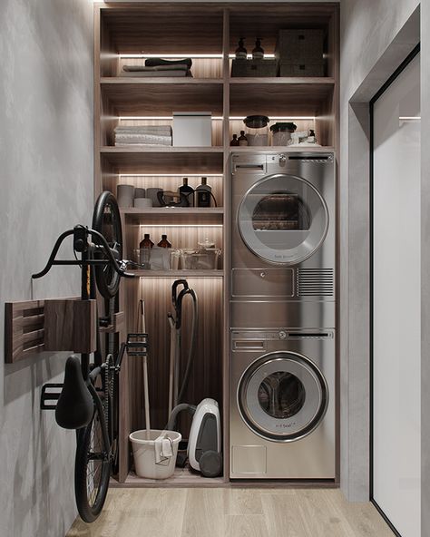 Laundy Room, Stylish Laundry Room, Modern Laundry, Dream Laundry Room, Laundry Room Layouts, Laundry Design, Clothing Closet, Modern Laundry Rooms, Laundry Room Remodel