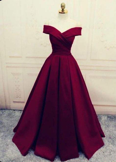 Vestidos Color Vino, Prom Dresses Off The Shoulder, Off Shoulder Evening Dress, Evening Dress Long, Trendy Prom Dresses, Dresses Satin, Simple Prom Dress, Satin Corset, Cheap Evening Dresses