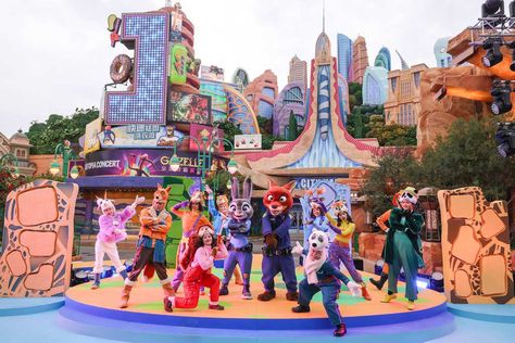 The Grand Opening Celebration for the #Zootopia Themed Land in #ShanghaiDisneyland was held today and opens tomorrow. Here are some pictures and information from the event Disney shared - Disney Experiences, Shanghai Disneyland, Try Everything, Victoria Song, Disney Imagineering, Disney Zootopia, Shanghai Disney Resort, Walt Disney Animation Studios, Disney Shanghai