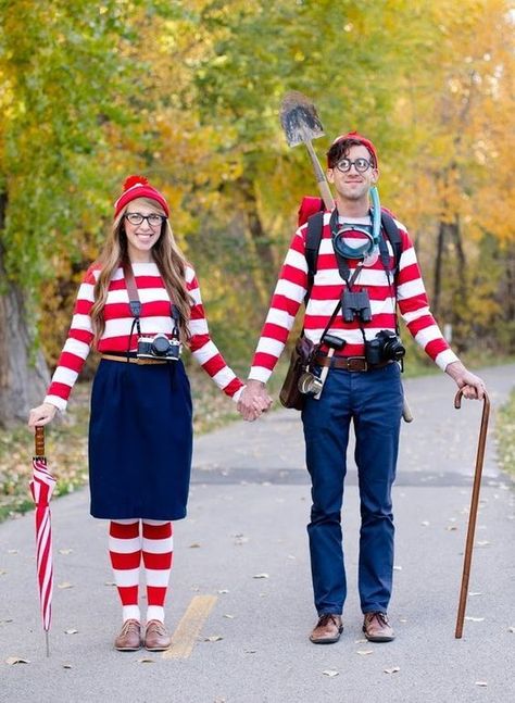 Where's Waldo Costumes. Where's Waldo Costume, All Black Halloween Costume, Waldo Costume, For Teachers, Black Dress Halloween Costume, Infant Halloween, Costume Couple, Black Halloween Costumes, For Couples