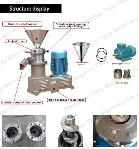 Commercial Peanut Butter Machine | Peanut Butter Colloid Mill Peanut Butter Machine, Water Pipe Fittings, Making Peanut Butter, Homemade Oil, Best Peanut Butter, Butter Oil, Grinding Machine, Business Idea, Chili Sauce