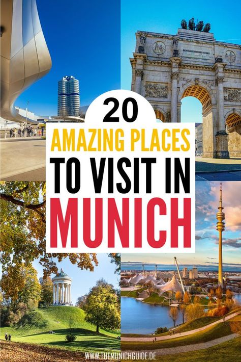 20 amazing things to do in Munich. A detailed travel guide with the top tourist attractions in Munich, Germany. bavaria's capital has so many beautiful highlights and points of interest. Plan your perfect Munich itinerary | Munich photography inspiration.  #travel #germany #munich #traveltips #travelguide Munich Itinerary, Munich Photography, Sabbatical Ideas, Munich Travel Guide, Munich Germany Travel, Unique Adventures, Places In France, Visit Munich, Beautiful Highlights