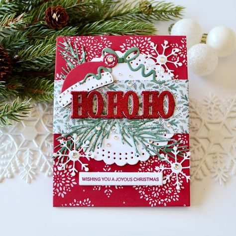 A Paper Melody: Papertrey Ink September Release Countdown Day 1 Snowflake Stencil, Papertrey Ink Cards, New Metal, Diy Stamp, Christmas Stamps, Papertrey Ink, Holiday Projects, Diy Scrapbook, Merry And Bright