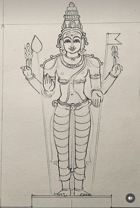 Murugan Drawing Pencil, Murugan Art Sketch, Murugan Drawing, God Sketch, God Painting, Tanjore Art, Historical Sculptures, Indian Traditional Paintings, Ancient Drawings