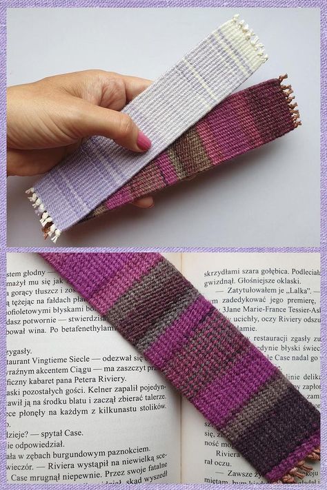 Set of two hand woven bookmarks for paper book readers | Bookmark ideas | Bookmarks handmade | Bookmark for mothers day | Woven bookmarks | Woven Bookmarks, Book Bookmark, Tapestry Loom, Woven Wall Hangings, Weaving Loom Diy, Bookmark Ideas, Handmade Bookmarks, Unique Bookmark, Wedding Store