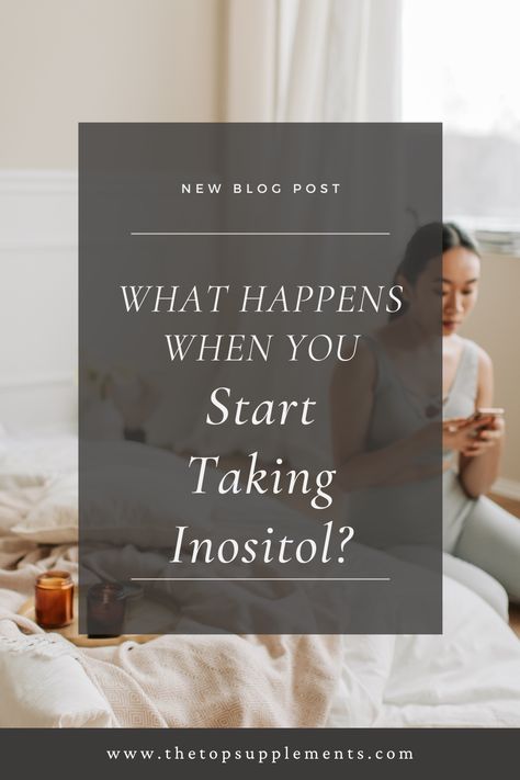 What Happens When You Start Taking Inositol? #SupplementBenefits #BerberineBenefits Myo Inositol And D Chiro Inositol Fertility, Myo & D-chiro Inositol, Estradiol Side Effects, Choline And Inositol Benefits, Inositol Side Effects, Best Times To Take Supplements, Berberine And Inositol, Supplements For Insulin Resistance, Egg Quality Supplements