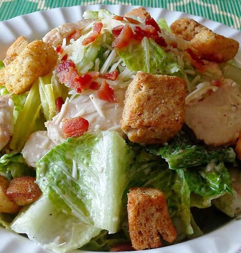 CAESAR SALAD (FILIPINO STYLE) Filipino Salad, Valenciana Recipe, Chicken Sotanghon Soup, Sotanghon Soup, Best Ribs Recipe, Christmas Salad Recipes, Pinoy Recipes, Filipino Style, Caesar Salad Recipe