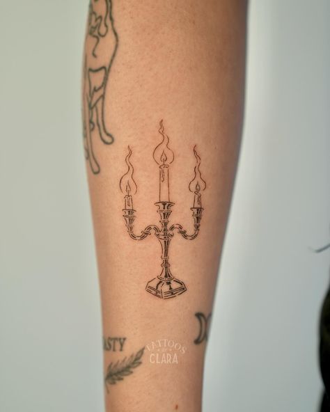 candles for E ❤️‍🔥 Hand Candle Tattoo, Candle Holder Tattoo, Candelabra Tattoo, Candlestick Tattoo, Candle Tattoo Design, Stick Tattoo, Cup Tattoo, Candle Tattoo, Mini Tattoo