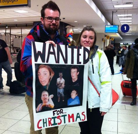 12 Most Embarrassing "Welcome Home" Signs Of All Time - InspireMore Funny Christmas Signs, Airport Welcome Signs, Welcome Home Quotes, Funny Airport Signs, Airport Signs, Greeting Sign, Welcome Home Signs, Welcome Home Posters, Funny Couples