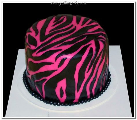 Zebra Print Cakes, Cake Batter Recipes, Zebra Birthday, Striped Cake, Zebra Cake, Red Cake, Cake Images, Cake Designs Birthday, Pink Cake