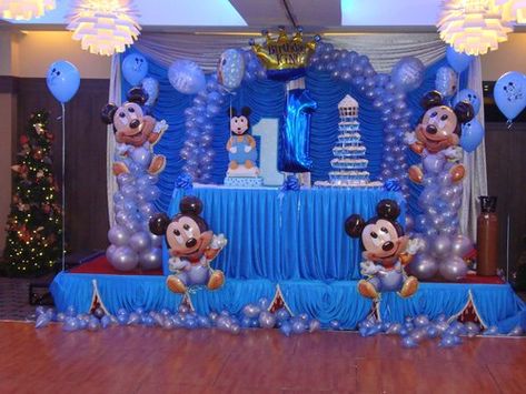 First Birthday Decorations Boy, Baby Boy Birthday Outfit, Mickey Mouse Theme Party, Boys Birthday Outfits, Birthday Party Planner, Mickey Mouse Theme, Birthday Decorations Kids, 1st Birthday Party Decorations, First Birthday Decorations