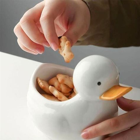 Duck Bowl, Cute Furniture, Smink Inspiration, Tanah Liat, Cute Bedroom Decor, A Duck, Cute Kitchen, Cute Home Decor, So Creative