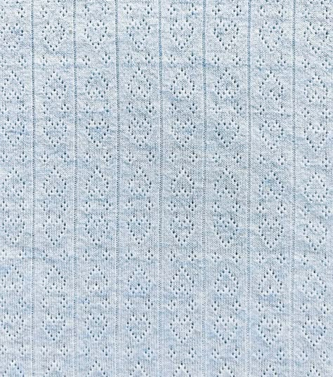 Get Your Little Ones Ready for Any Occasion with Blue Hearts Pointelle Knit Fabric by POP!Looking for a versatile and stylish fabric for your kids' apparel? Look no further than Blue Hearts Pointelle Knit Fabric by POP! This fabric is perfect for everyday wear and special occasions alike, with a beautiful blue heart design that will make your little ones stand out from the crowdAt 58 inches wide, this fabric is perfect for a variety of projects, from dresses and skirts to shirts and accessories Blue Fabric Texture, Making Glass, Blue Hearts, Blue Theme, Knit Pillow, Pointelle Knit, Kids Fabric, Cute Patterns Wallpaper, Fabric Projects