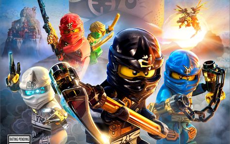 Ninjago Wallpaper Samurai Warriors 5, Ninjago Wallpaper, Ninja Wallpaper, The Living Tombstone, Lego Wallpaper, Ninjago Kai, Lego Games, Ninja Cats, Video Game Posters