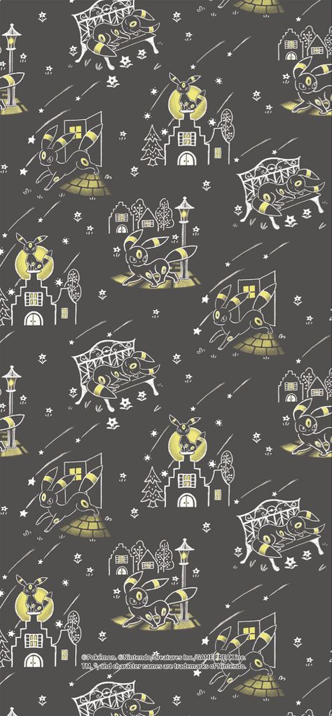 Umbreon Wallpaper, Pokemon Fabric, Pokemon Umbreon, Pokemon Pattern, Pokemon Backgrounds, Cool Pokemon Wallpapers, Pokemon Wallpaper, Pokemon Stuff, Cute Pokemon Wallpaper