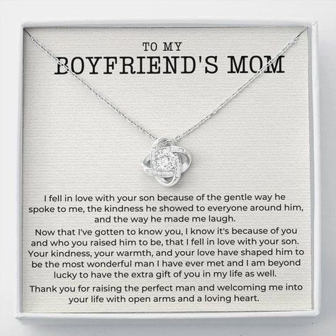 Gift for Boyfriend's Mom Boyfriend's Mom Gift to My | Etsy | Boyfriends mom gifts, Boyfriend gifts, Christmas gifts for boyfriend Gift For Boyfriends Mom, To My Boyfriends Mom, Cadeau St Valentin, Boyfriends Mom Gifts, Anak Haiwan, Get A Boyfriend, Bf Gifts, Creative Gifts For Boyfriend