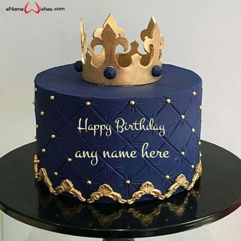 Birthday Cack Picture, Happy Birthday Cakes For Boys, Cack Birthday Boys, 18th Birthday Cake Boys Ideas, Happy Birthday King Cake, King Birthday Cake For Men, Happy Birthday Cake Boy, Blue Birthday Cakes For Boys, Royal Blue Birthday Cake