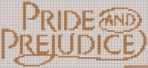 pride and prejudice Broadway Cross Stitch Pattern, Pride And Prejudice Crochet, Pride And Prejudice Cross Stitch, Crochet Templates, Book Blanket, Alpha Designs, Cross Stitch Pattern Maker, Colorwork Chart, Dream Blanket