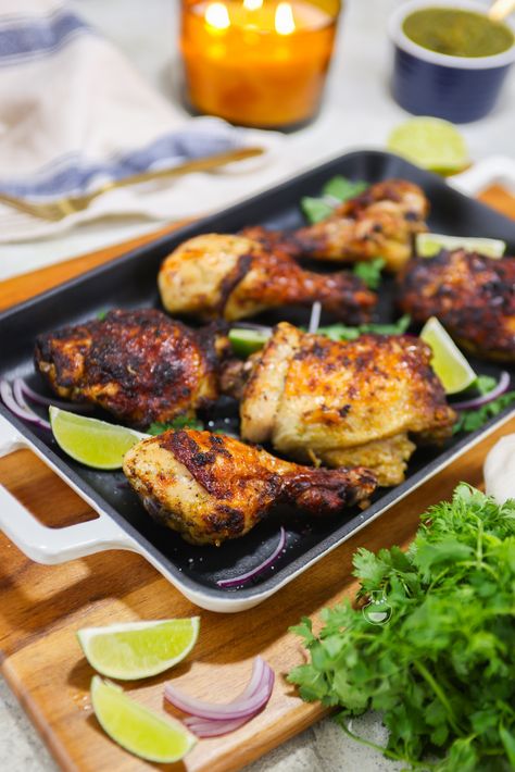 Air Fryer Sofrito Chicken - Chef Zee Cooks Sofrito Chicken, Best Flan Recipe, Paleo Chicken Thighs, Homemade Sofrito, Chicken Curry Recipe Easy, Shrimp Fajitas, Clean Chicken, Easy Curry, Fajita Recipe