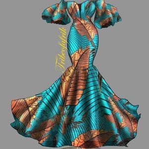 a424ed4bd3a7d6aea720b86d4a360f75 Ankara Prom Dress, Fashion Design Inspiration, Kitenge Dress, African Prom Dresses, African Print Dress Ankara, Afrikaanse Mode, African Wear Dresses, African Fashion Ankara, African Traditional Dresses