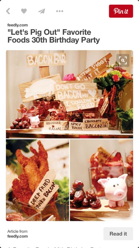 Bacon Bar, Bacon Party, Hands Touching, Spicy Chocolate, Potato Bar, Food Bars, Butter Bar, Food Bar, Wooden Signs Diy