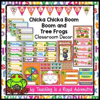 Chicka Chicka Boom Boom Classroom Decor, Chicka Chicka Boom Boom Classroom Theme, Chika Chika Boom Boom Bulletin Boards, Chica Chicka Boom Boom Bulletin Board, Chica Chica Boom Boom Bulletin Board, Chicks Chicks Boom Boom Tree Bulletin Board, Chicka Chicka Boom Boom Science, Frog Classroom, Chicka Chicka Boom Boom