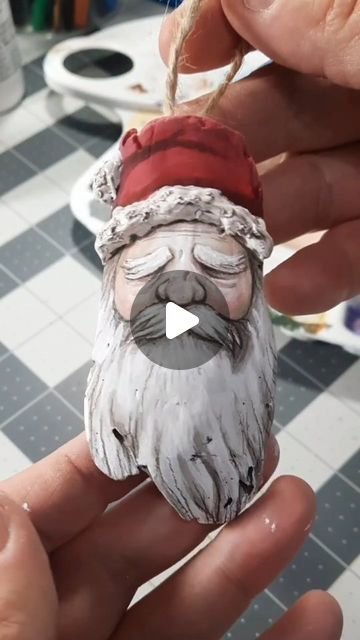 Lori-Lee Thomas on Instagram: "A salty driftwood Santa ornament, cause why the heck not? 🎅 . . . #santa #christmascrafts #Christmas #christmasornaments #christmasart #craft #crafts #painting #diy #beachcrafts #beachcombers #beachcombing #driftwood #beachfinds #abeachcomberchristmas" Driftwood Santa, Painted Driftwood, Crafts Painting, Mele Kalikimaka, Driftwood Crafts, Beach Crafts, Santa Ornaments, Christmas Paintings, Christmas Art