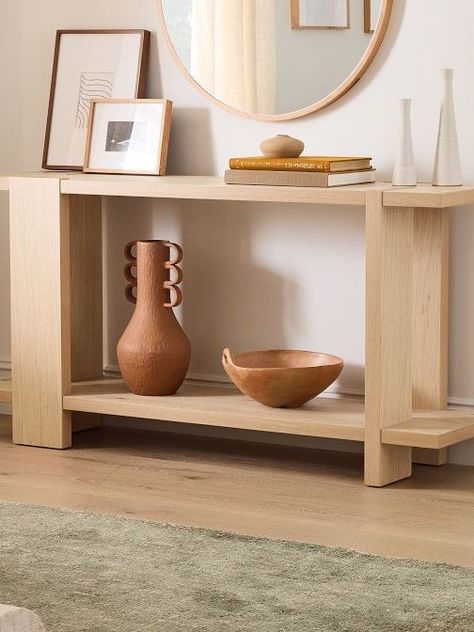 24 Best Console Tables to Add to Your Entryway (2023) | Architectural Digest Natural Wood Console Table, Unique Console Table, Small Console Table, Entry Console Table, Mid Century Console, Contemporary Console, Glass Console Table, Formal Dining Tables, Modern Console Tables