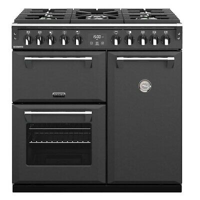 (eBay) Stoves Richmond S900DF_AI Dual Fuel Range Cooker in Anthracite - 16 Months Old Black Range Cooker, Dual Fuel Range Cookers, Cooking Temperatures, Electric Grill, Range Cooker, Meat Cuts, Cooking Appliances, Iron Pan, Cast Iron Pan