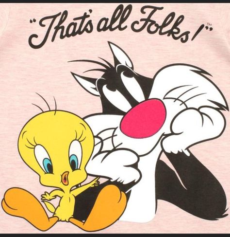 Sylvester And Tweety, Garfield Cartoon, Sylvester The Cat, Bob Marley Art, Big Blue Nation, Thats All Folks, Looney Tunes Cartoons, Tweety Bird, San Blas