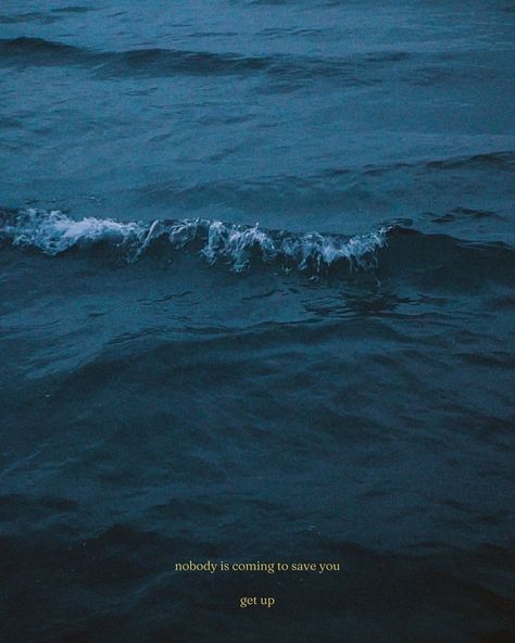 Ocean Quotes Aesthetic, Blue Aesthetic Quotes, Waves Quotes, Sea Quotes, Look Up Quotes, Ocean Quotes, Bio Quotes, Reminder Quotes, Deep Thought Quotes