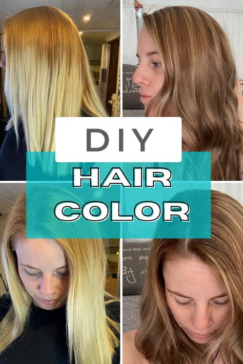 Going from a bad balayage blonde to a beautiful highlighted light brown with a DIY color correction at home. How a color removal was used instead of bleach. The process of each step took to achieve this desired result and how you can use this hair transformation to DIY hair color at home. Example of the technique & process of choosing the correct color to reach the result of the design. YouTube Channel: Lauren Rae #diyhair #haircolor #athomehair #diyhaircolorathome Bad Balayage, Diy Hair Color At Home, Hair Color At Home, Color Correction Hair, Diy Hair Color, Balayage Blonde, Diy Hair, Blonde Balayage, Hair Transformation