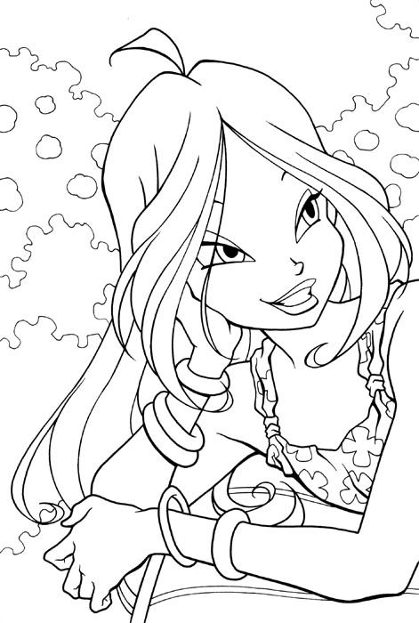 Flora Winx Drawing, Color Pages Aesthetic, Printable Coloring Sheets Aesthetic, Things To Colour In, Blank Drawings To Color, Coloring Pictures Aesthetic, Bratz Coloring Pages Aesthetic, Colouring Pages Disney, Y2k Coloring Pages Aesthetic