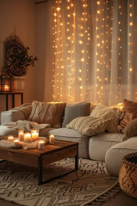 21+ Best Simple Winter Living Room Decor Ideas Winter Living Room Decor, Christmas Living Room Decor Ideas, Rice Lights, Christmas Living Room Decor, Winter Living Room, Lights Decoration, Cozy Christmas Decor, Christmas Decorations Living Room, Christmas Living Rooms