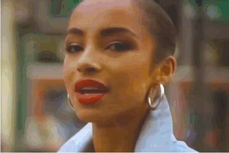 Sade Adu Gif, Sade Adu, Addicted To Love, Diamond Life, Slicked Back Hair, I Love Lucy, Beauty Icons, Red Lipstick, Film Aesthetic