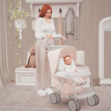 Ts4 Cc Patreon Infantes, Stroller Cc Sims 4, Sims 4 Cc Stroller Patreon, Infant Stroller Sims 4, Sims 4 Stroller Poses, Sims 4 Cc Functional Stroller, Sims 4 Cc Newborn Furniture, Sims 4 Car Seat Cc, Sims 4 Infant Swaddle