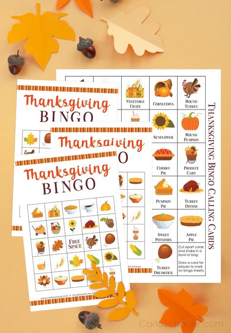 Play Thanksgiving bingo with friends and family. Get the free printable Thanksgiving bingo cards at carlaschauer.com Thanksgiving Bingo Printable Free, Bingo Printable Free, Fun Thanksgiving Games, Free Printable Bingo Cards, Free Printable Thanksgiving, Thanksgiving Bingo, How To Make Letters, Free Thanksgiving Printables, Bingo Sheets