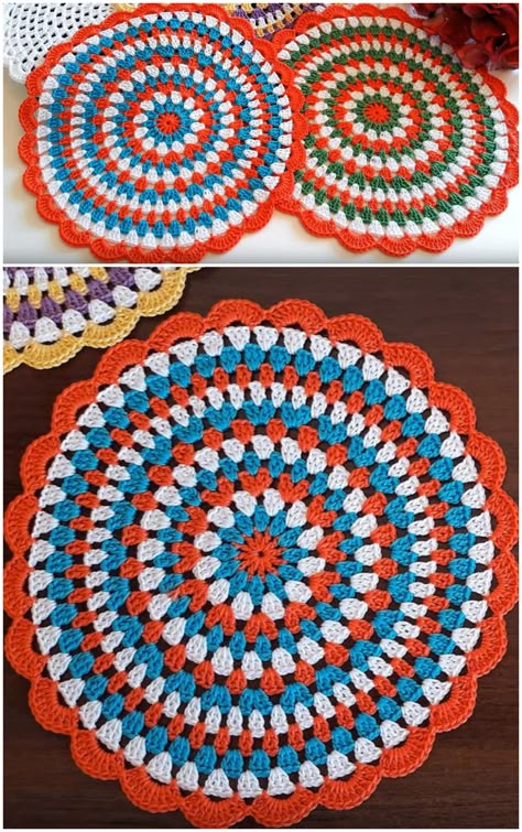 How To Crochet Easy Doily - We Love Crochet Embroidered Table Runner Handmade, Tassels Design, Crochet Table Cloth, Y2k Crochet, Free Easy Crochet Patterns, Free Crochet Doily Patterns, Crochet Table Runner Pattern, Coaster Pattern, Crochet For Beginners Blanket