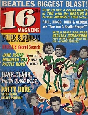 16 Magazine, 60s Photos, Beatles Memorabilia, Patty Duke, Tiger Beat, Teen Magazine, British Invasion, I Remember When, People Magazine