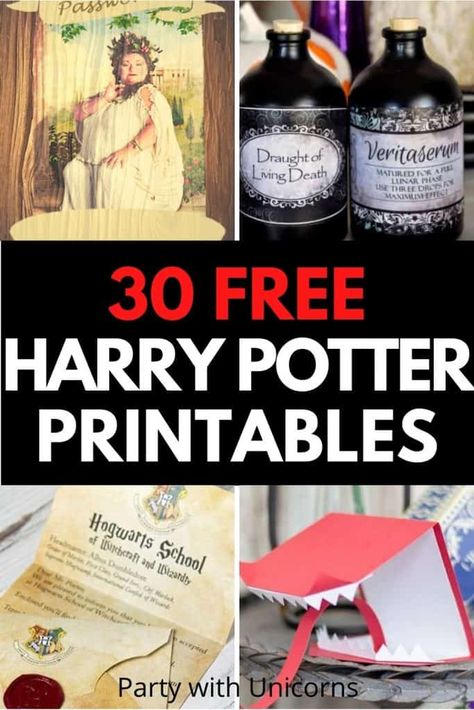 Free Moaning Myrtle Printable, Harry Potter Party House Sorting, Everything Harry Potter, Hogwarts Photo Wall, Backyard Harry Potter Party, Harry Potter Dnd 5e, Harry Potter Party Games For Adults, Harry Potter Mantel Decor, Diy Harry Potter Office Decor