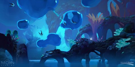 Underwater Plants, Environment Painting, Pool Art, Landscape Concept, Keys Art, Environment Design, Environment Concept Art, Environmental Art, The Villain