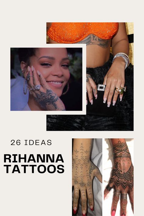 A Guide To All 26 Rihanna Tattoos – 2023 Edition With Cover ups and Updates Nicole Guerriero Tattoo, Rihanna Underboob Tattoo, Rihanna Star Tattoo, Rihanna Hand Tattoo, Chandelier Tattoo, Rihanna Tattoo, Tattoos 2023, Nicole Guerriero, Latest Tattoo Design